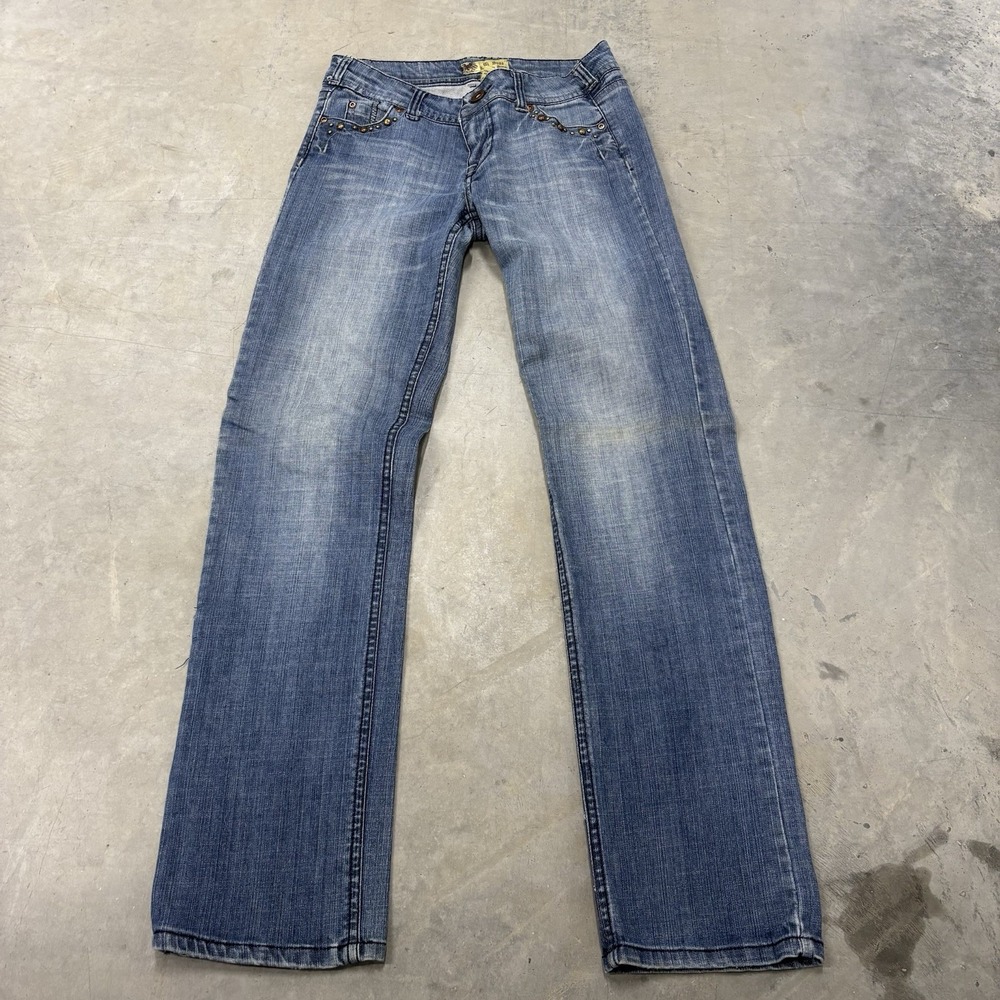 Ci Sono Premium Denim Women's Blue Jeans Size 9 Embroidered‎